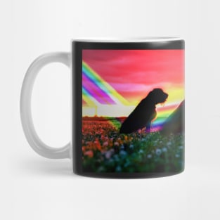 Rainbow Italian Spinoni Mug